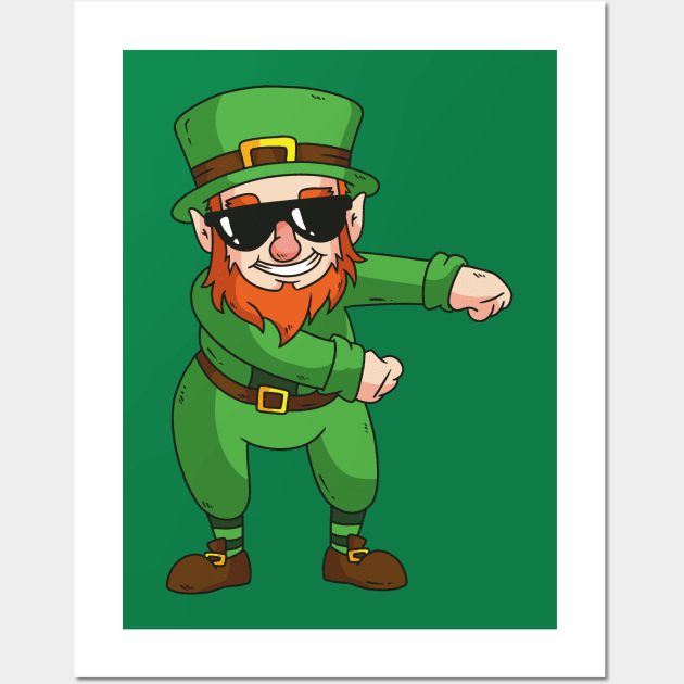 Flossing Leprechaun Wall Art by SLAG_Creative